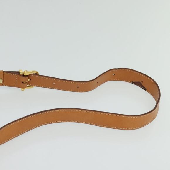 CELINE Macadam Canvas Shoulder Bag Beige Gold - Picture 8 of 13